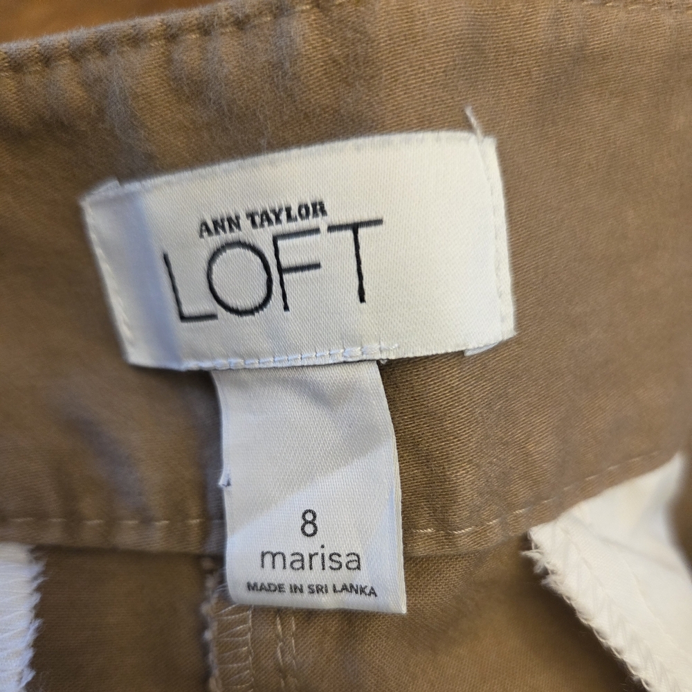 Loft Pants Bundle Tan, Gray, and Black Size 8 - Picture 2 of 7